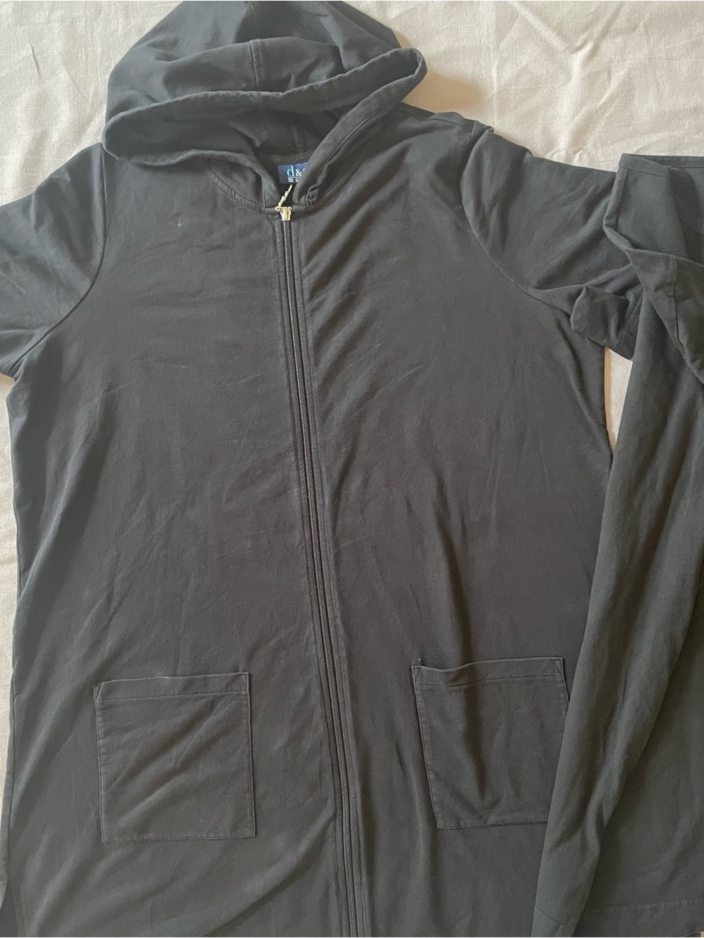 Denim & Co bundle of women’s tops XL, casual top, hoodie zip up & paisley shirt - Picture 6 of 13